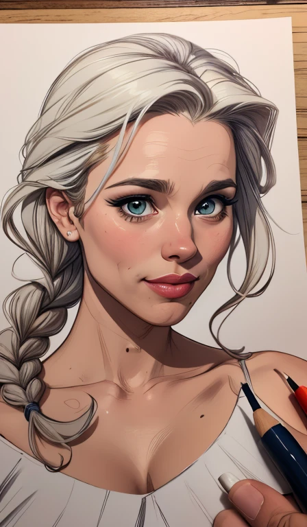 uma mulher com longos cabelos pretos e camisa azul com uma estrela no peito, linda arte digital, beautiful digital illustration, arte digital realista 4k, arte digital realista 4k, linda pintura digital, linda pintura digital, stunning digital illustration, Alena Aenami e Artgerm, belo retrato detalhado, linda pintura de personagem, pintura real de personagens altamente detalhado, arte digital detalhada fofa, Fan art horror character design portrait, beautiful curly black hair digital illustration high quality portrait, arte em quadrinhos, retrato do design do personagem, Naked busty woman with medium breasts cartoon style female character Geena Davis mercenary warrior Female character Queen Anna of Arendelle with battle scars Cartoon image of a woman .Ilustra??o estilo desenho animado, estilo de arte dos desenhos animados, estilo de arte dos desenhos animados, digital illustration style, design de personagens altamente detalhado, arte digital detalhada coragem, Forest fan art, Design de personagens de retrato, beautiful digital illustration, retrato de alta qualidade, Arte em quadrinhos, mulher jovem cabelo com transas lindas . Queen Anna of ArendelleBeautiful lined eyes Medium large bust and wonderful sexy clothes. sunrise bright wish image expression,Star, heart, Spectral rainbow, Fundo, cabelo chique lavanda branco menta, macio, Idiomas mistos_SMS, (Fundo bonito e claro:1.2),, Pintura de fantasia , Olho de renda com alto detalhe, long braids, braid, Universo, Galaxy, cabelo longo, penteado legal, o fluxo, como, como, cabelo super fino, melhor qualidade, alta qualidade, high resolution, Aprimoramento de detalhes, ((a imagem mais linda in the world)), Obra de arte, melhor qualidade, alta qualidadeAprimoramento de detalhes, ((a imagem mais linda ), cabelo brilhante, Estampas de vestidos super chiques, Flores stamp, Mesh pantyhose,, waist-to-head illustration Queen Anne of