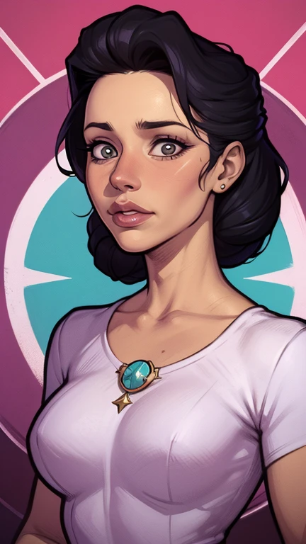 uma mulher com longos cabelos pretos e camisa azul com uma estrela no peito, linda arte digital, beautiful digital illustration, arte digital realista 4k, arte digital realista 4k, linda pintura digital, linda pintura digital, stunning digital illustration, Alena Aenami e Artgerm, belo retrato detalhado, linda pintura de personagem, pintura real de personagens altamente detalhado, arte digital detalhada fofa, Fan art horror character design portrait, beautiful curly black hair digital illustration high quality portrait, arte em quadrinhos, retrato do design do personagem, Naked busty woman with medium breasts cartoon style female character Geena Davis mercenary warrior Female character Queen Anna of Arendelle with battle scars Cartoon image of a woman .Ilustra??o estilo desenho animado, estilo de arte dos desenhos animados, estilo de arte dos desenhos animados, digital illustration style, design de personagens altamente detalhado, arte digital detalhada coragem, Forest fan art, Design de personagens de retrato, beautiful digital illustration, retrato de alta qualidade, Arte em quadrinhos, mulher jovem cabelo com transas lindas . Queen Anna of ArendelleBeautiful lined eyes Medium large bust and wonderful sexy clothes. sunrise bright wish image expression,Star, heart, Spectral rainbow, Fundo, cabelo chique lavanda branco menta, macio, Idiomas mistos_SMS, (Fundo bonito e claro:1.2),, Pintura de fantasia , Olho de renda com alto detalhe, long braids, braid, Universo, Galaxy, cabelo longo, penteado legal, o fluxo, como, como, cabelo super fino, melhor qualidade, alta qualidade, high resolution, Aprimoramento de detalhes, ((a imagem mais linda in the world)), Obra de arte, melhor qualidade, alta qualidadeAprimoramento de detalhes, ((a imagem mais linda ), cabelo brilhante, Estampas de vestidos super chiques, Flores stamp, Mesh pantyhose,, waist-to-head illustration Queen Anne of