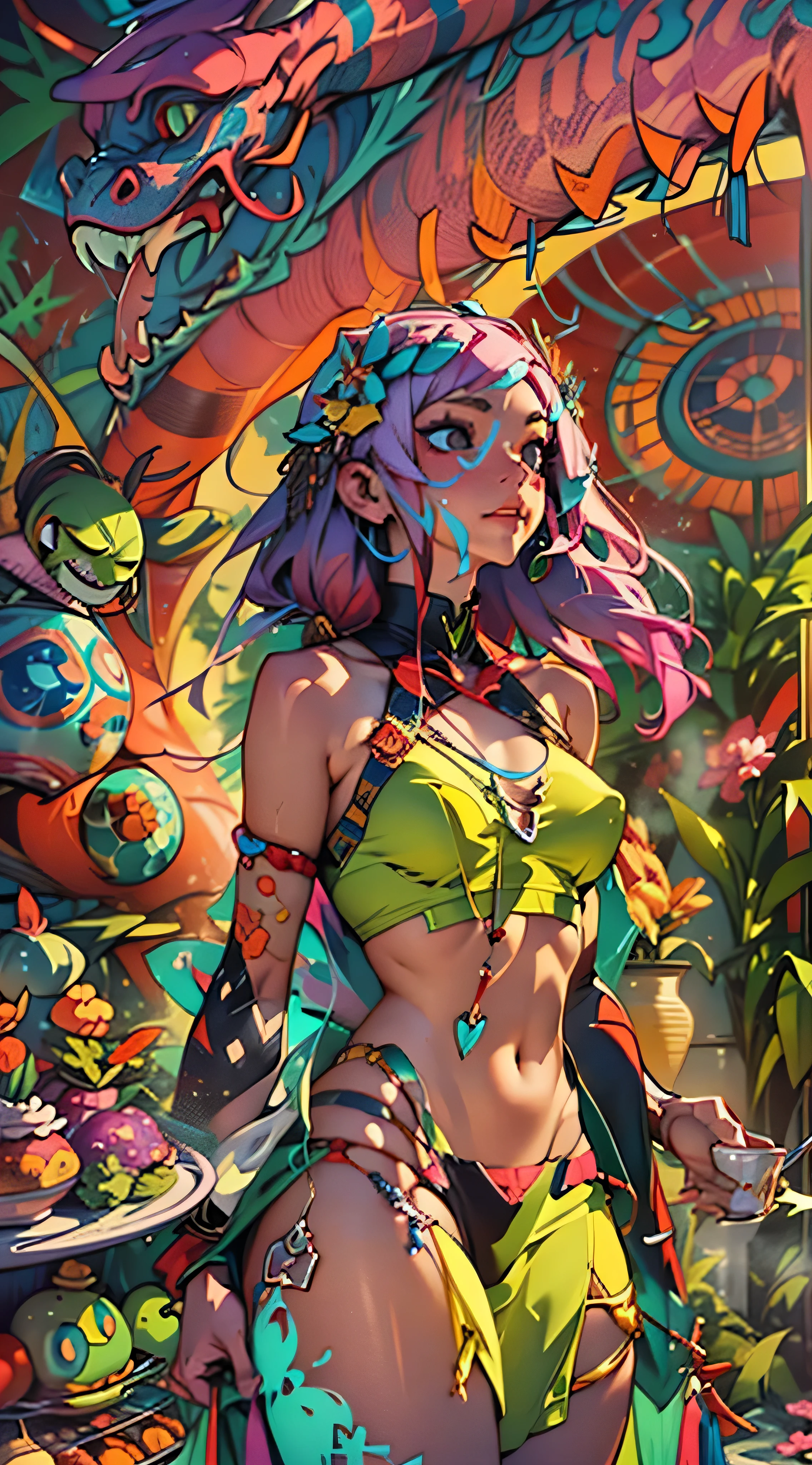 Biopunk psychedelic sex, ?????? surrealism, nsfw, ??? trip, trippy sex, acid trip, colorful, (multiple women, busty women:1.3), 