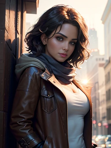 Halle Berry、(masterpiece:1.0)、(highest quality:1.2)、(Dark Shot:1.3)、Classic Rogue、1991 Rogue X-Men、1 girl、Only one person、Head to Toe、standing on street corner、Elegant pose、(clothing: Brown winter coat、Brown hood、Down lining、White scarf、gloves、jeans) Medium Hair、Brown Hair、Wavy Hair、1 grey hair、Green Eyeischievous look、Grin、Spread your lips、Red lipstick、Heavy makeup、Confident expression、Backlight、(realism: 1.5)、(realism: 1.4)、(Messy: 1.4)、8k、Very detailed、Detailed beautiful woman、(background: midnight、It's snowing、Downtown New York、Snowy Night)、Official Art、Very detailedな CG Unity 8k 壁紙、Perfect lighting、colorful、超High resolution、photograph、8k、High resolution、Kodak Portrait 400、Film Grain、ぼやけたbackground、(Bokeh:1.2)、(Bright colors:1.2)、Film Grain:1.2、(warm color、warm colorトーン:1.2)、(カラーphotograph)、プロのphotograph