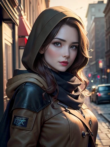 Karen Gillan、(masterpiece:1.0)、(highest quality:1.2)、(Dark Shot:1.3)、Classic Rogue、1991 Rogue X-Men、1 girl、Only one person、Head to Toe、standing on street corner、Elegant pose、(clothing: Brown winter coat、Brown hood、Down lining、White scarf、gloves、jeans) Medium Hair、Brown Hair、Wavy Hair、1 grey hair、Green Eyeischievous look、Grin、Spread your lips、Red lipstick、Heavy makeup、Confident expression、Backlight、(realism: 1.5)、(realism: 1.4)、(Messy: 1.4)、8k、Very detailed、Detailed beautiful woman、(background: midnight、It&#39;s snowing、Downtown New York、Snowy Night)、Official Art、Very detailedな CG Unity 8k 壁紙、Perfect lighting、colorful、超High resolution、photograph、8k、High resolution、Kodak Portrait 400、Film Grain、ぼやけたbackground、(Bokeh:1.2)、(Bright colors:1.2)、Film Grain:1.2、(warm color、warm colorトーン:1.2)、(カラーphotograph)、プロのphotograph