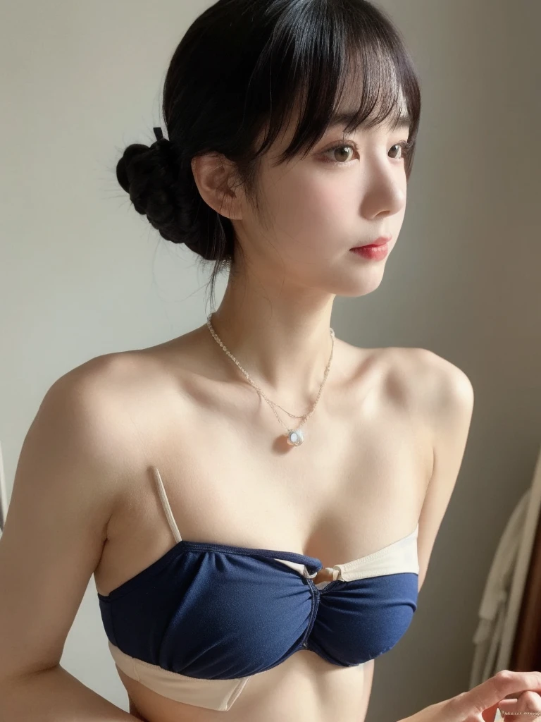 Swimsuit,Full body photo,From the side, Hip Up,((Azirine)), Side pose, Random posture, night time, (An extremely delicate and beautiful work), (masterpiece), (((1. 18-year-old Japanese woman:1.5))), Streetwear, Very detailed, The ponytail is crooked, charm expression, beautiful and clear eyes, blue eyes, Delicate pearl necklace, Delicate earrings, Simple blur background, Very detailed説明, beautiful, charm, Ultra-fine painting, Delicate face, Delicate figures, Thin clavicle, Nice lips, Softback, Mix 4,(8k, RAW Photos, highest quality, masterpiece:1.2), (Realistic, photo-Realistic:1.37),One Girl,cute,Cityscape, night, rain, Wet, Professional Lighting, Photon Mapping, Radio City, Physically Based Rendering,