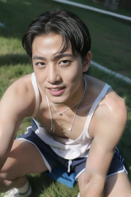 Boy on rugby field,sweat leggs,Photos during exercise, topless masculine,Exquisite facial features,virile,musculature,rich facial detail((wearing micro thong ))closeup cleavage , sexy , NSFW. ,eroticism , erect nipples. Long hard nipples , swollen nipples , full length shot(fls) , sexy ,NSFW , eroticism , blushed face , kneeling Infront my crotch , ((pov my crotch)) , grins, handsome boy , look up , smile , drooling, 🤤, (((overflows white liquids on face))) , facial cum on face