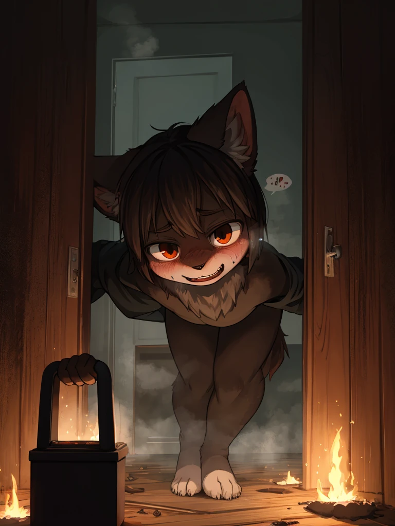 horror movie, secretly farted and was found out by the smell.