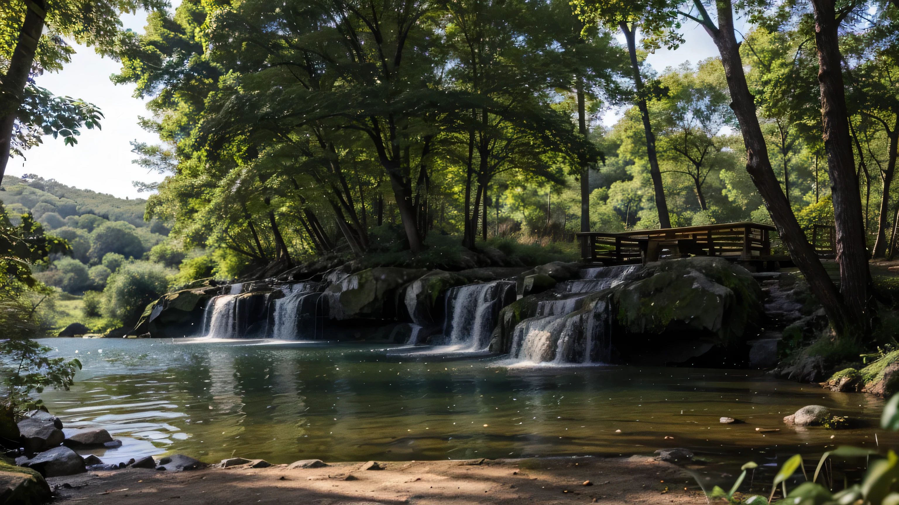relaxing place in the nature