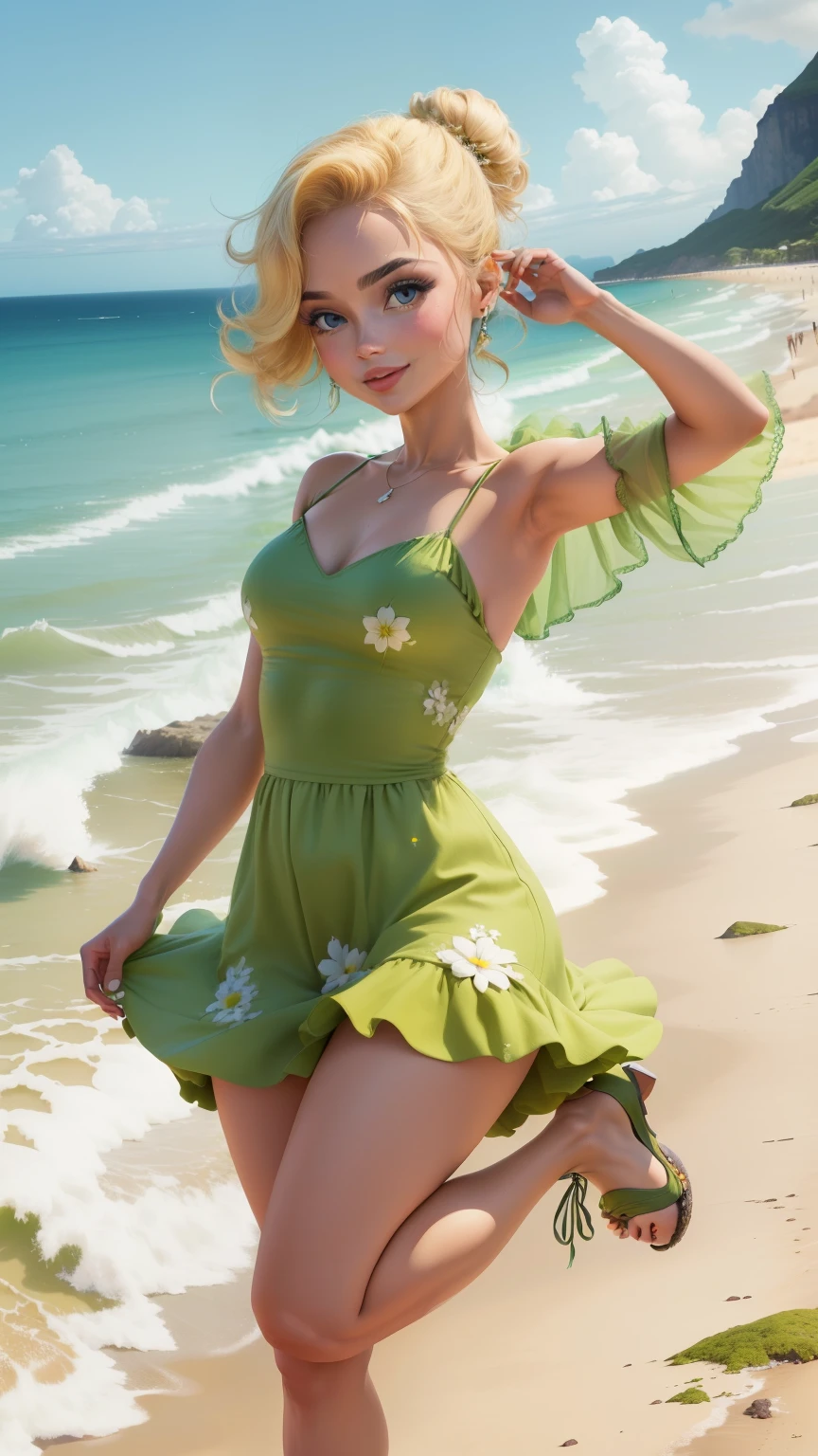 (Esposa Tinker:1), sorriso, bonitinho, bonitinho pose, Olhando para o espectador, coxas grossas, hair with single hair bun, cabelo curto, (green dress without straps:1), (asas de fada), sentado, (foco no peito:1.2), de cima,
(realista:1.2), (Realismo), (Obra de arte:1.2), (highest quaacesoy), (Super detalhado), (8K, 4k, Complex),(tiro de corpo inteiro:1),(tiro de vaqueiro:1.2), (85mm),light particles, aceso, (muito detalhado:1.2),(rosto detalhado:1.2), (gradation), Programas, Colorida,(belos olhos:1.2),
(paisagem detalhada, em uma garrafa de vidro:1.2),(fundo detalhado),paisagem detalhada, (dynamic angle:1.2), (dynamic pose:1.2), (terceira lei_Composition:1.3), (Range of action:1.2), plano amplo, alvorecer, sozinho,