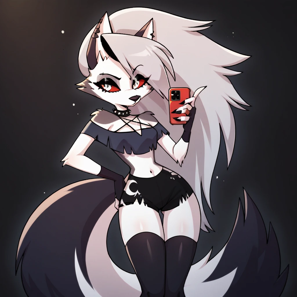 score_9, score_8_up, BREAK, source_anime, (1girl, solo), uncensored, perfect body, slim, thigh highs, fingerless gloves,
anthro, furry, pose, sexy,
Loona \(Helluva Boss\), 