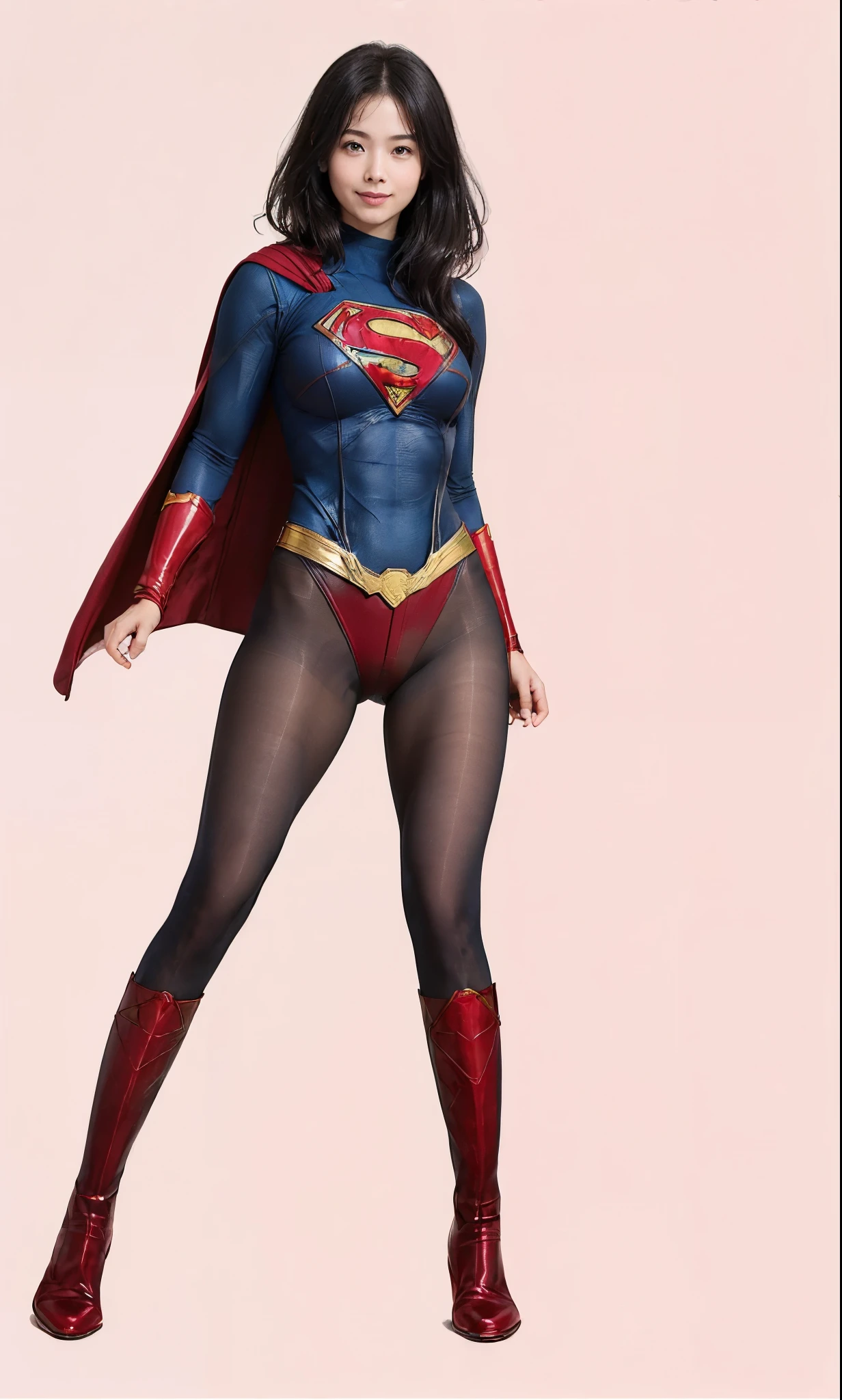 Sleeping、suffering、Falling、Are sleeping、Sleeping、suffering、mouth is always open sloppily、I always have drool dripping from my mouth、Asian beautiful girl、(((Beautiful legs in black tights.)))、(((Beautiful feet)))、(((Smiling expression)))、((((Make the most of your original images)))、(((Supergirl Costume)))、(((Short Bob、Beautiful Hair)))、(((suffering)))、(((Be sure to wear black tights)))、(((You must wear red boots)))、((Best image quality、8k))、((highest quality、8k、masterpiece:1.3))、(((Keep your background simple)))、Sharp focus:1.2、Beautiful woman with perfect figure:1.4、Slim Abs:1.2、Wet body:1.5、Highly detailed face and skin texture、8k、Beautiful feet