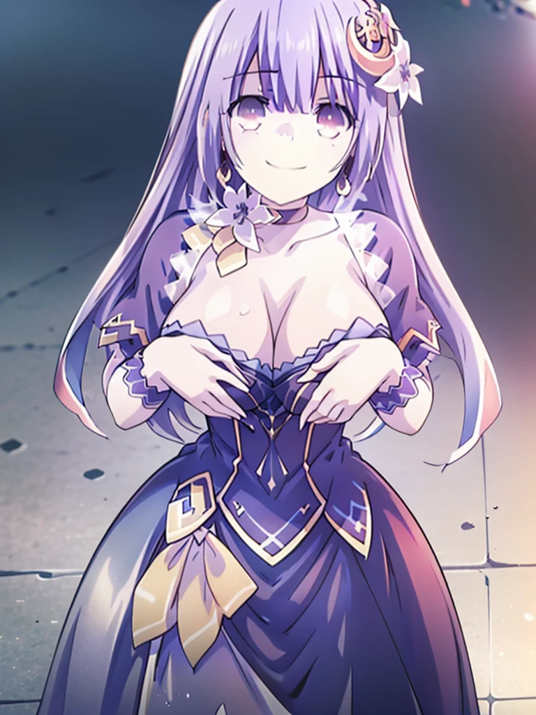 great quality ++ Extremely detailed high resolusionolution, (((very aesthetic))), expressive eyes, (((perfect face))), (((((face symmetrical))))), ((((perfect face)))), (((((good anatomy))))), (((perfect hands))), (((8k)))), UHD, HD wallpaper, (((high detailed calidra, (((((1girl)))))), only, ((((Masterpiece)))), ((((Best quality))))), ((((high resolution)))), Highly detailed, (illustration), beautiful detailed eyes, (((combatant))), (((1girl)))), (((((((illyasviel von einzbern)))))), (((((purple hair))))), (((((gothic ta)))), ((((shalltearcostume))), (((((smile))))), (((frilled dress))), (((dress))), (((loliashion))), Long wavy hair, (((red eyes))), (((milfication))), (((mature female))), ((((((gigantic breasts)))))), (((Accurate fingers))), ((((Unnatural hands)))), strange eye, (((walking))), (((female pose))), ((((from the knees to the head)))), (((dark forest at night))),