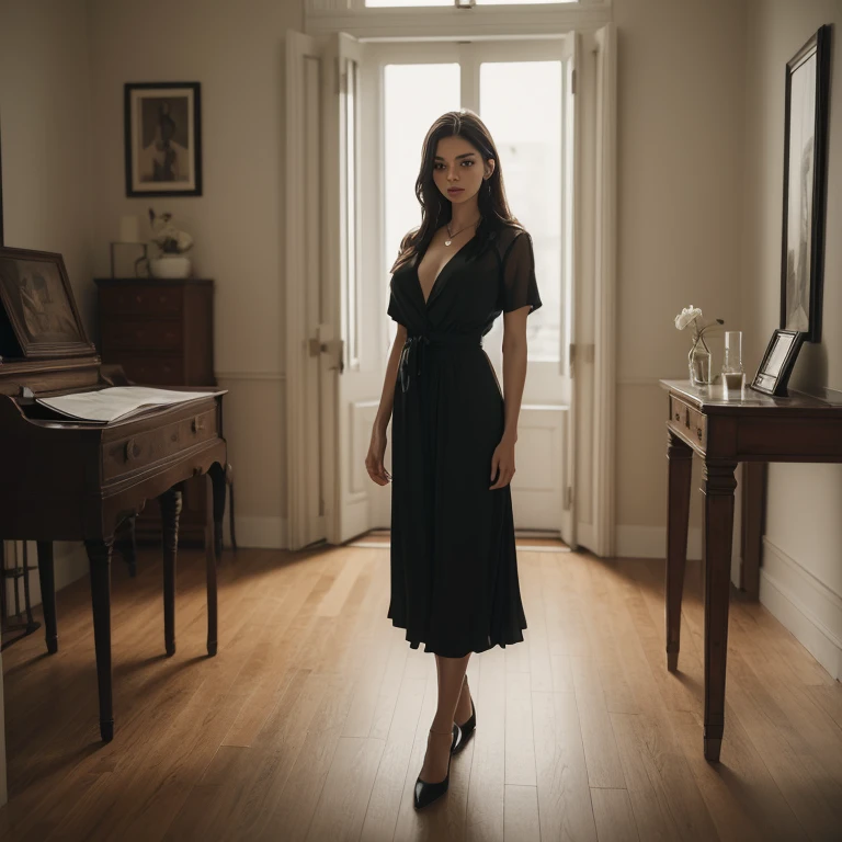 gorgeous beautiful European female dressed as director, sitting on director chair, attractive, flirting, (((full body visible))), looking at viewer, portrait, photography, detailed skin, realistic, photo-realistic, 8k, highly detailed, full length frame, High detail RAW color art, diffused soft lighting, shallow depth of field, sharp focus, hyperrealism, cinematic lighting, (Masterpiece:1.3), (best quality:1.3), 