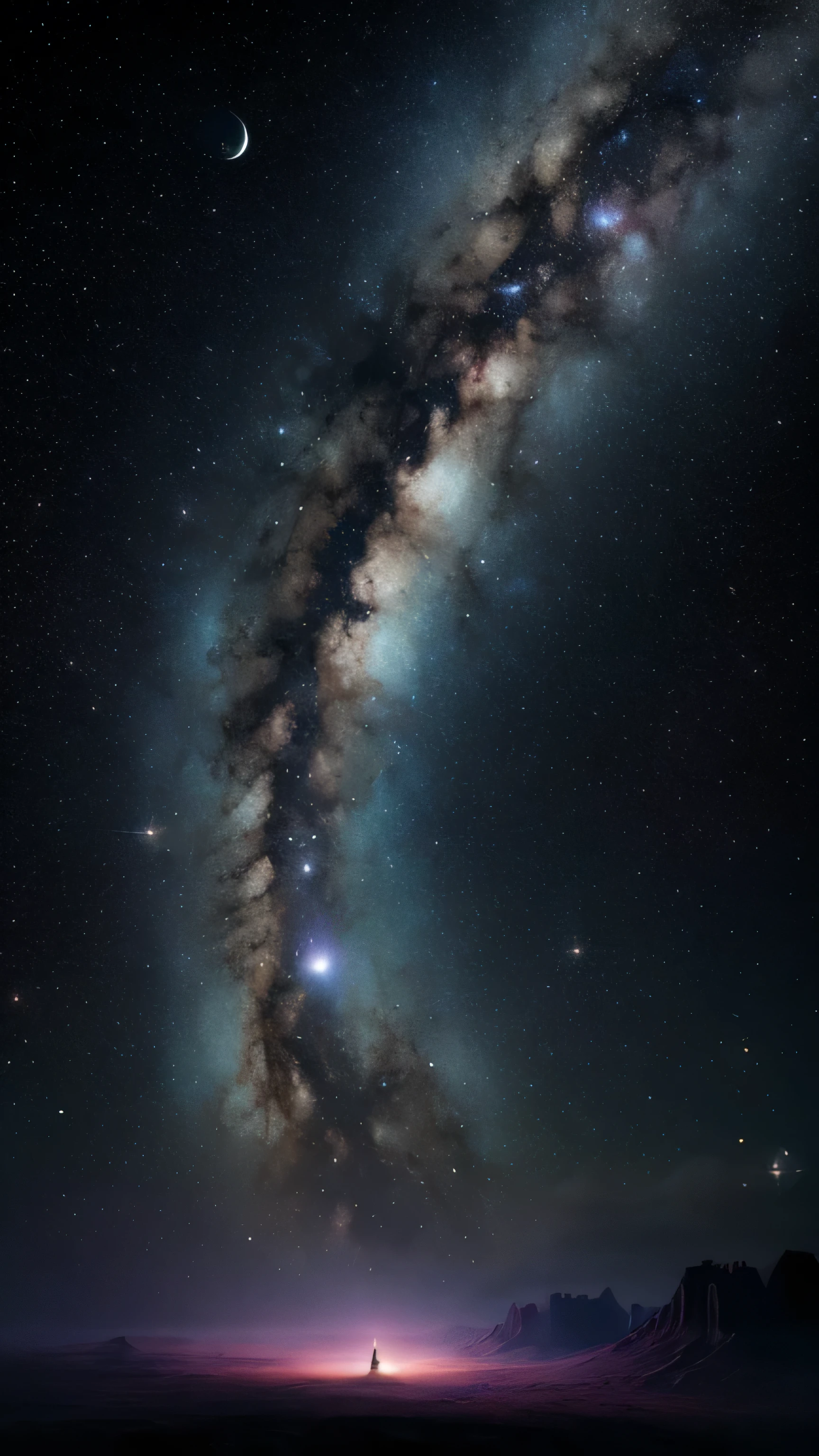 Infinite Dreamlike, Surrounded by a Nebula Galaxy and a Beautiful Asteroid Belt. (best quality,4k,8k,highres,masterpiece:1.2),ultra-detailed,(realistic,photorealistic,photo-realistic:1.37), ethereal lighting, vibrant colors, celestial creatures, glowing body, ethereal atmosphere, graceful movement, serene and peaceful.