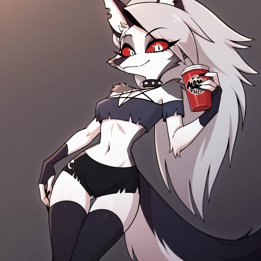 score_9, score_8_up, BREAK, source_anime, (1girl, solo), uncensored, perfect body, slim, thigh highs, fingerless gloves,
anthro, furry, pose, sexy,
Loona \(Helluva Boss\), 