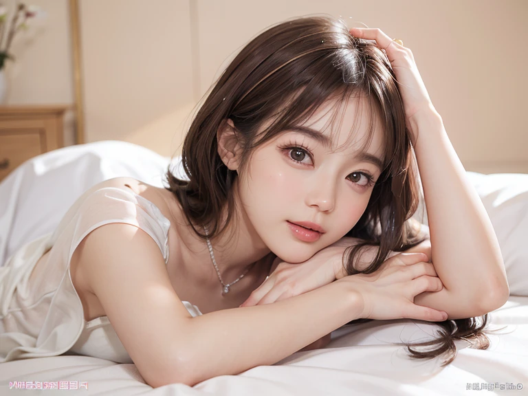 8K, Raw-Photo, (Very detailed skin: 1.2), (top-down view: 1.5), ((Cute girl in off-the-shoulder shirt o)), a photo of, masterpiece, Top Quality, Dark gray background, 1girl blue eyes and gorgeous light blonde hair, Beautiful woman with big ass, small breasts and fair skin, varied pose, ((small and firm breasts :1.4)), (((very soft breasts)), highly detailed face, Detailed Eyes, in a bedroom, ((No closeup)), ((s whole body))