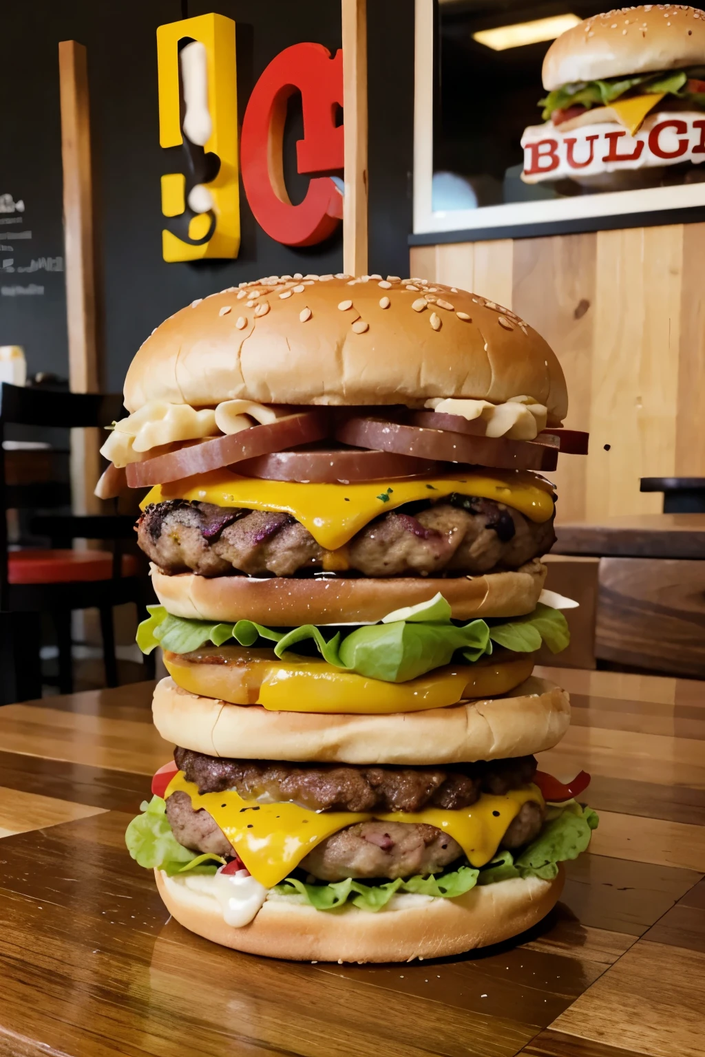 Poster for let people eat my burger