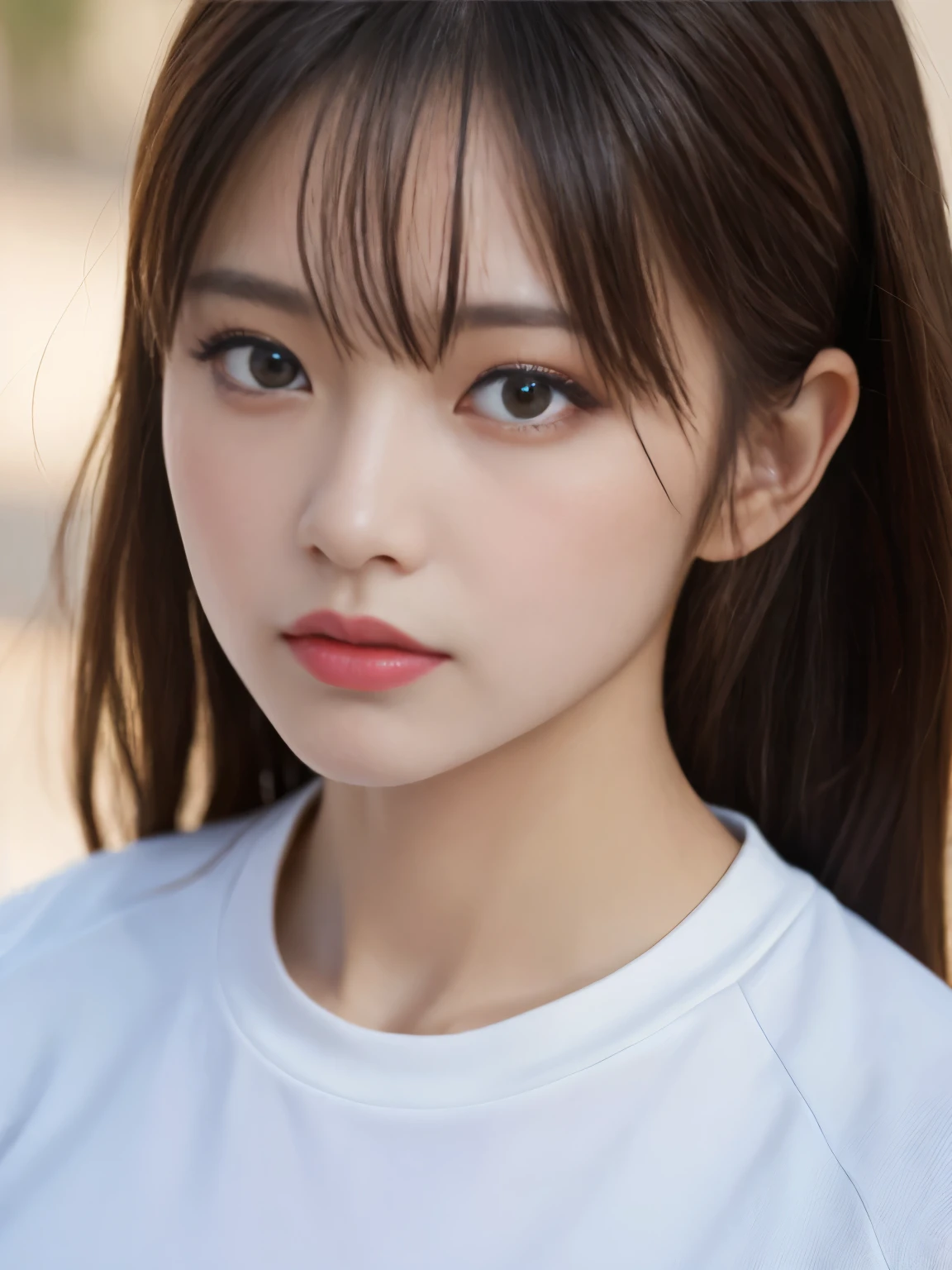masterpiece, highest quality, Awareness-raising, Ultra-fine, detailed, High resolution, 8k wallpaper, Perfect dynamic composition, beatiful detailedd eyes, Huge , Fitness Wear, Natural color lips、