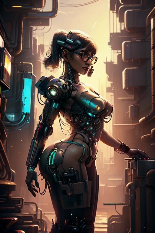 Cyborg ghostshell mia khalifa female style perfect body in a future on cyberpunk planet   (futuristic definition) (libido, euforia, Action.