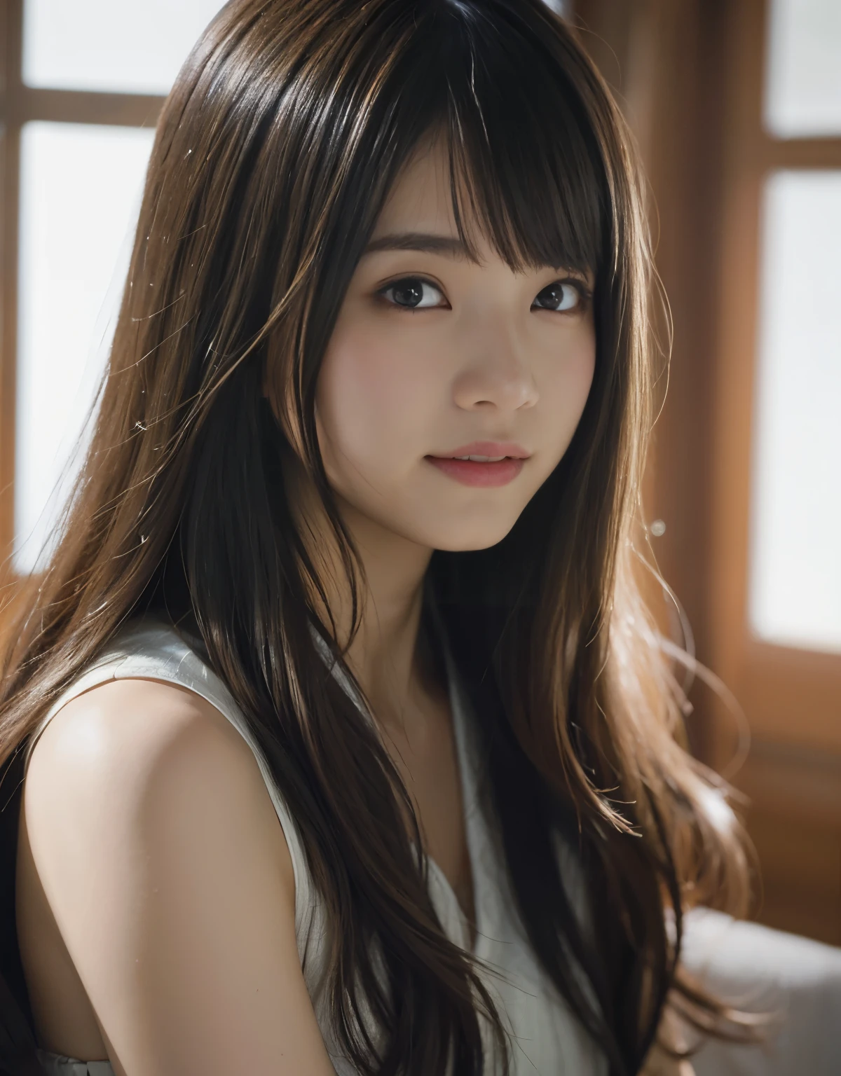 (1 girl)、highest quality、masterpiece、超A high resolution、(Photoreal:1.4)、Raw photo、Only one girl、Portrait、Shadow、octane rendering、8K、intricate decorative details、Japan details、very intricate details、Close-up、realistic light、(mysterious look)、CG Society Trends、shining eyes、towards the camera, smiling, dancing