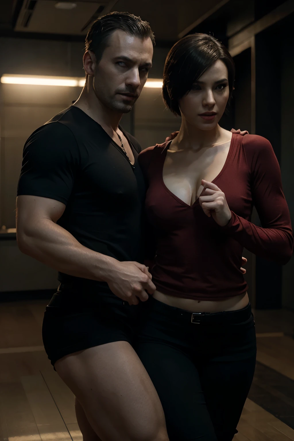 This Ada wong and john mactavish who dance re 4 remake