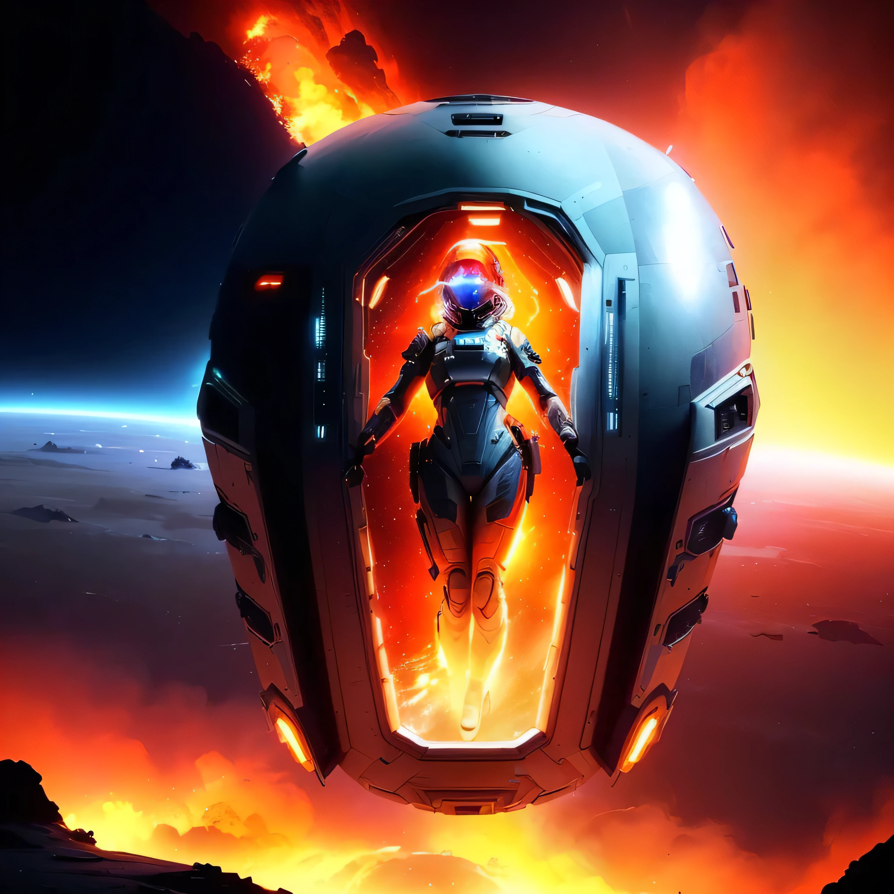 a close up of a woman in a space suit in a space station, sci - fi illustrations, sci-fi illustrations, beautiful sci fi art, sci fi artwork, sci-fi digital art illustration, science fiction art ], award winning scifi art, sci fi art, science fiction art, depicted as a scifi scene, mass effect concept art, sci - fi artwork