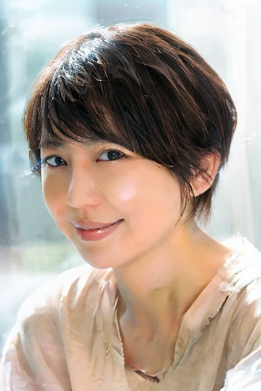 japanese very young woman,(naked:1.4),(nude:1.4), (leaning forward), (hands knee), ((looking at viewer)),