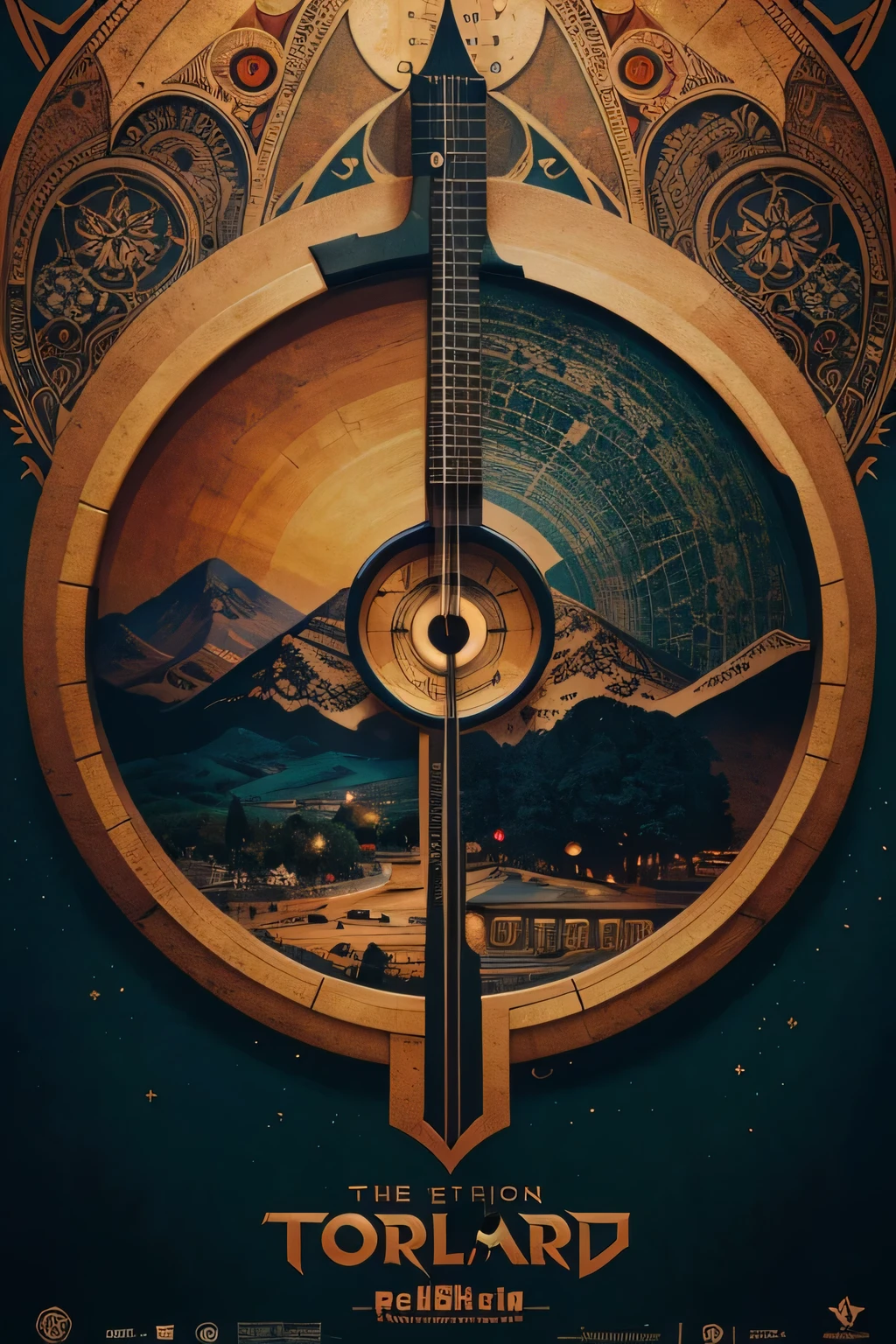 The composition of the poster is carefully balanced, con el reloj central actuando como el punto focal que atrae la mirada, while the surrounding elements guide the viewer to explore all the intricate details. Los colores, Illustrations and typography work in harmony to create an image that not only informs but also inspires and excites.

En resumen, Tomorrowland poster is a visual symphony that captures the essence of the festival: a place where music, Nature and fantasy come together to create an unforgettable experience.
