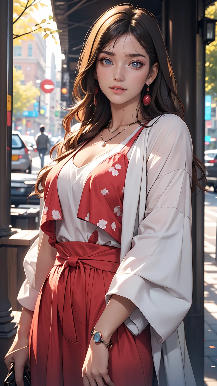 highest quality, masterpiece, Ultra-high resolution, (Realistic: 1.4), (see off: 1.4), (see off: 1.4), Don&#39;t look at the camera, RAW Photos, One Girl, Black Hair, (Straight Bob: 1.4), (Patsun: 1.4), bangs, smile, Shiny skin, Dramatic lighting, Neat, T-Shirts, Whitesummer sweater, (big: 0.9), garden