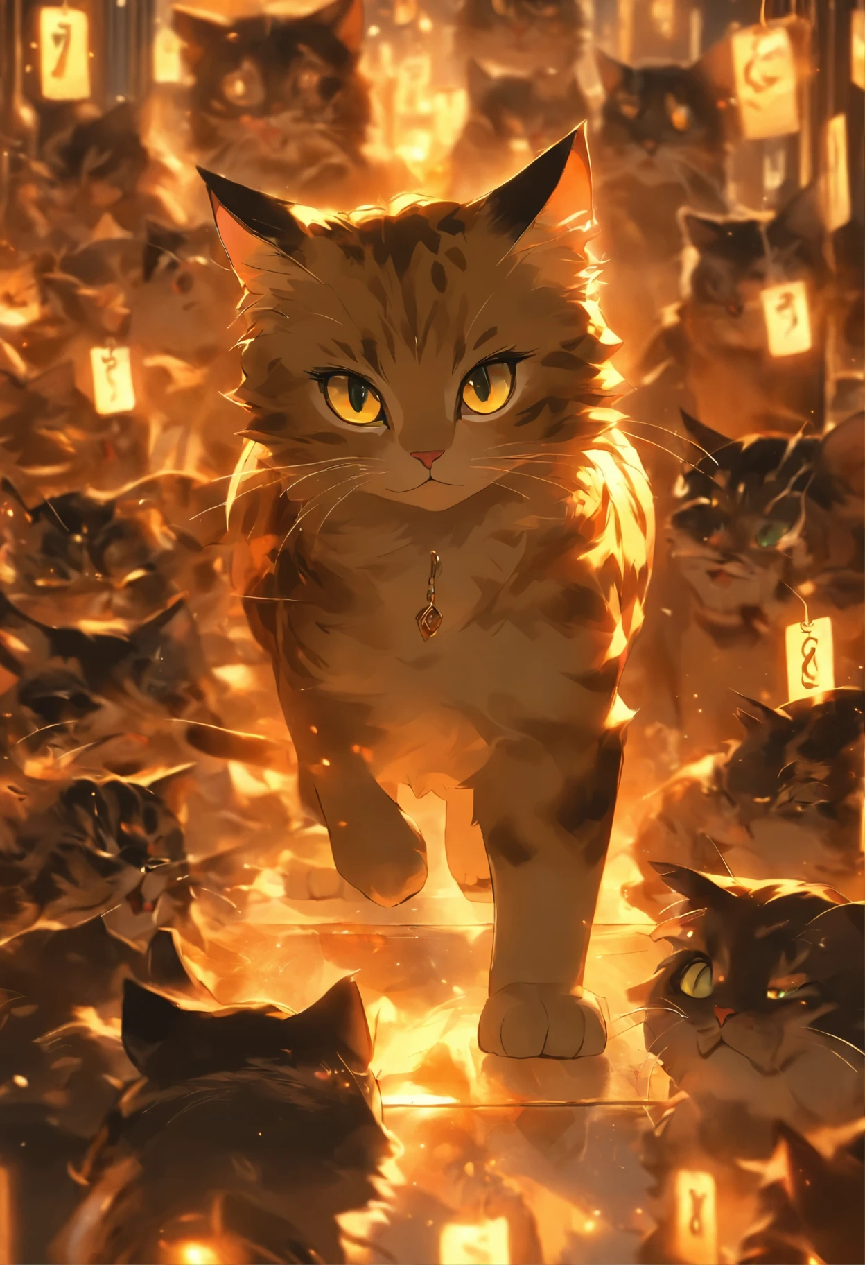 (bank heist),metallic safe,imposing cat,large cat,keen eyes,sleek fur,nimble paws,safe deposit box,small mobile phone,digital password lock,secured,serious expression,meticulous,lock the safe,safely locked,meticulously locked,meticulous cat,vigilant,setter of the password,meticulously sets the password,ensuring security,meticulous feline,engrossed in the task,strong and sturdy safe,golden hue,shiny surface,keen onlookers,witness to the act,locked away,determination,strong-willed cat,thoroughly secure,eyes focused,precise movements,silver digits,wide awake,meticulous about the details,impressive appearance,intricate patterns on the safe,crisp and clear,high-quality craftsmanship,meticulous attention to detail,(best quality,4k,8k,highres,masterpiece:1.2),ultra-detailed,(realistic,photorealistic,photo-realistic:1.37),HDR,UHD,studio lighting,ultra-fine painting,sharp focus,physically-based rendering,professional,vivid colors,bokeh,concept art