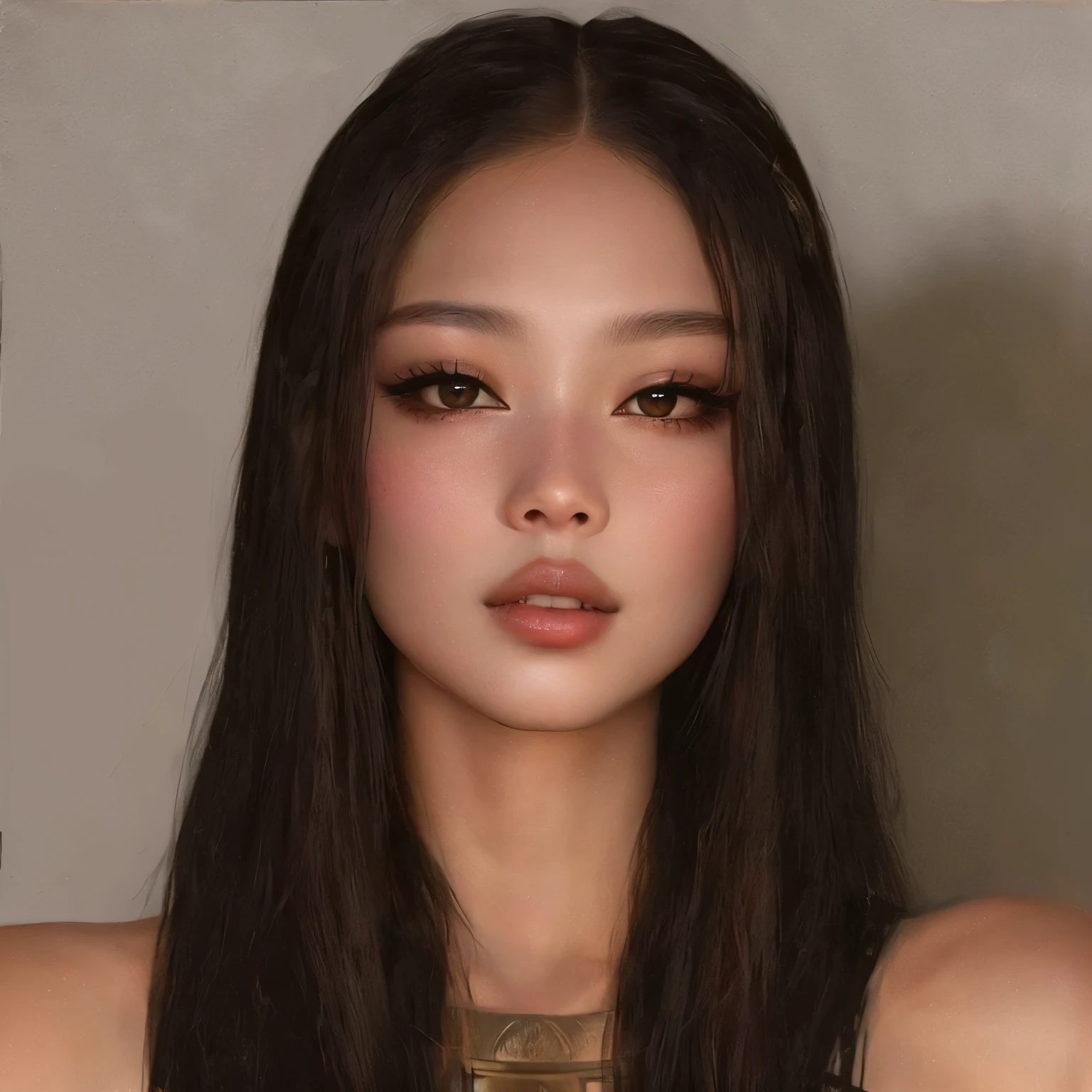Jennie do black pink como uma princesa medieval