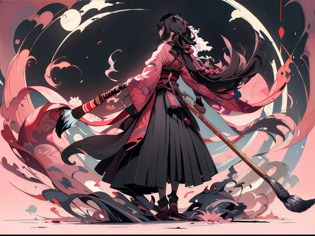 (masterpiece、highest quality、highest quality、Watercolor(curly)、Official Art、Beautiful and aesthetic:1.2)、(One Girl:1.3)、(Fractal Art:1.3)、(kimono)、Upper body、From the side、Looking at the audience、pattern、Flowers, Birds, Wind and Moon、Yuki、A Thousand Cranes、cloud、lanthanum、Starry Sky、performer、(Tabletop, highest quality), 8k wallpaper, Very detailed, Sexy Female Ronin, Male Ronin, Embrace, warrior, Cherry border, Japan tattoos,  knife, Japan, night, moonlight, Vector style art, erotic, Movie Poster Style, lettering.