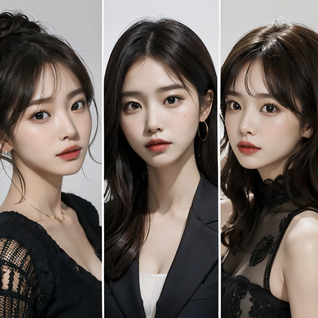Give me a pic of girl group of 4 members and solo pics of each member of that group 