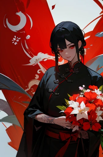 weird、thriller、gorgeous、flowers、Chinese style
