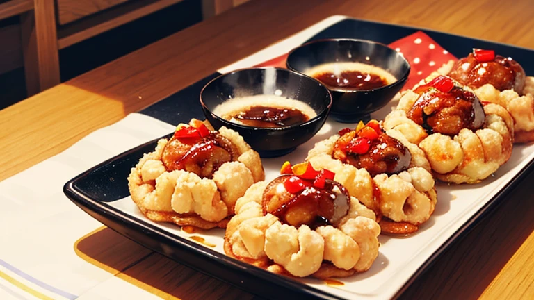 Takoyaki-san、The swaying deliciousness、I want to taste the takoyaki、Thank you for always making me laugh and cheering me up