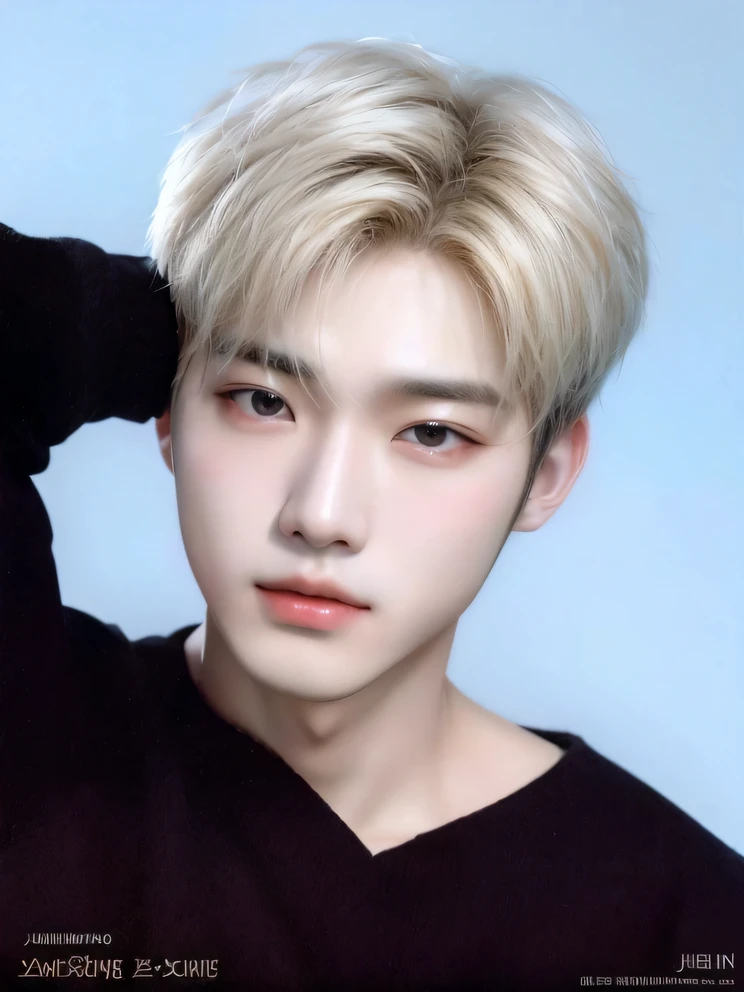 a close up of a person with a hair style, cai xukun, jinyoung shin, hyung tae, kim doyoung, portrait of kpop idol, jung jaehyun, taejune kim, hong june hyung, wan adorable korean face, sakimichan, yanjun chengt, ten lee, inspired by jeonseok lee, headshot profile picture, shin jeongho, Jaemin from NCT.