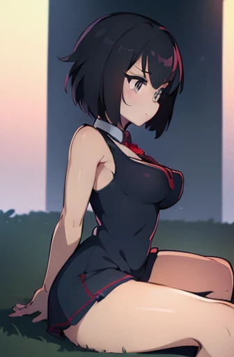 (masterpiece),best quality, expressive eyes, perfect face,w sitting, w sitting on ground, legs on ground, 1girl,
big breast, H-cup, good breast, crossing arms, beautiful, gorgeous,character,
girls,
spider-man,peniparker