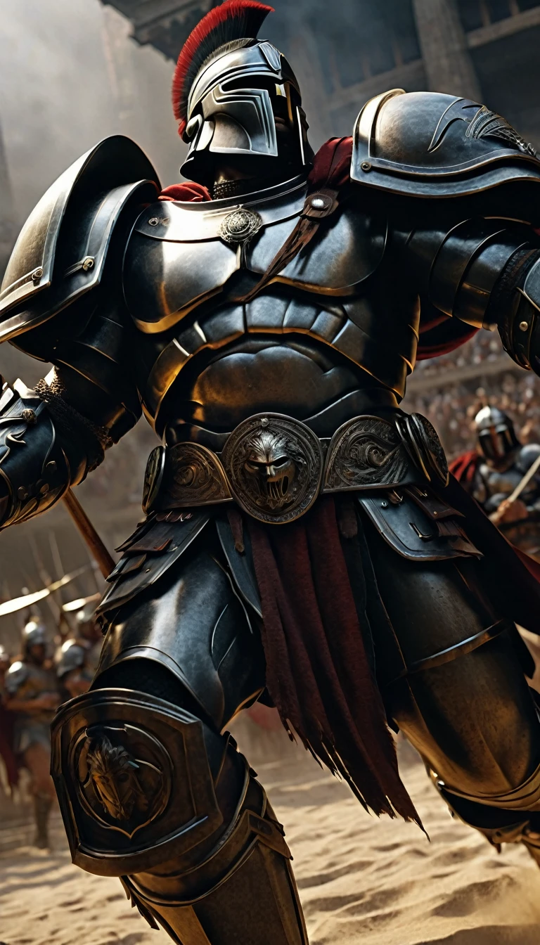 Create a detailed image of the annual Spartan event, featuring a massive arena where the best Spartan warriors and the bravest Helot slaves prepare to battle to the death., digital UHD (64k) image, cinematic film still dramatic side lighting, hdr, shallow depth of field, vignette, highly detailed, high budget Hollywood film, cinemascope, moody, epic, gorgeous
, Highly detailed and clean, Photorealistic and cinematic masterpiece, professional photography, realistic, realism, 200k , Raytracing and light effect, digital, perfect composition, beautiful detailed intricate insanely detailed octane render trending on artstation, 8 k artistic photography, photorealistic concept art, soft natural volumetric cinematic perfect light, the morning mist shone on their bodies, award - winning photograph, masterpiece, raphael, caravaggio, greg rutkowski, beeple, beksinski, giger