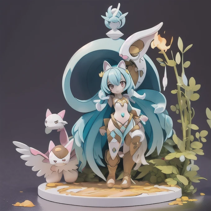 Close-up of a statue of a girl and a cat,PVC Statue,美好的微笑公司fantasy,anime statue,author:Ryan Yee,(Highly detailed characters),author:Tooth Wu,author:Yang J,wlop and krenz cushart,Resin and Clay Art,Designed by senior character artists,anime characters,Designed by Shitao,Designed by Jason Chan,(fantasy)Monster characters sprites set in pokemen style, Monster character sprite set in Pokemon style,opening ceremony,快樂的氣氛
Tokyo Comic Con
personification(Beast ears, human body and beast tail)
Toy Figures,Nendoroid 3d anime style,Anime action figure life-size wax figure platinum silicone movable statue mixed species,different kinds of animals,various species,Various animal Digimon evolutions,Ultimate Evolution,perfect body,ultimate body,UFO,有personification
數碼寶貝進化,Ultimate Evolution,perfect body,ultimate body,UFO,有personification
personification(Beast ears, human body and beast tail)Pictured with many animals including a horse,Capybara,There are cats,personification(Beast ears, human body and beast tail)
\(Lovely,Kawaii,),quality\(masterpiece,high resolution,top-quality,top-quality,提high resolution,RAW photos,Best quality,Very detailed\)
A few magic effects(Fireball Waterball)
(Female protagonist)