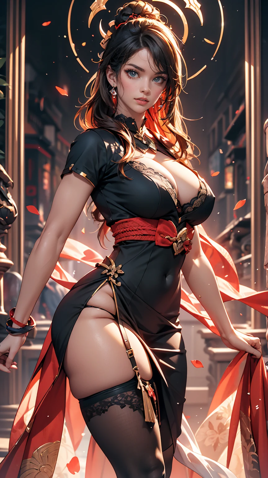 Beautiful abstract t-shirt design, Topics on pixiv, Anime Photorealistic Style, High Quality Vectors, Beautiful busty Shogun Raiden in revealing lingerie, Genshin Impact, Final Fantasy, Large tears, Curvaceous but slender, Dynamic pose, Diablo style isometric view, She is covered in body oil, View Viewer, BDSM, Naughty, transformation, Fascinating, Balanced Design, Perfect composition, Innovative graphic design using advanced machine learning and data science, Professional Quality, High resolution, 8k