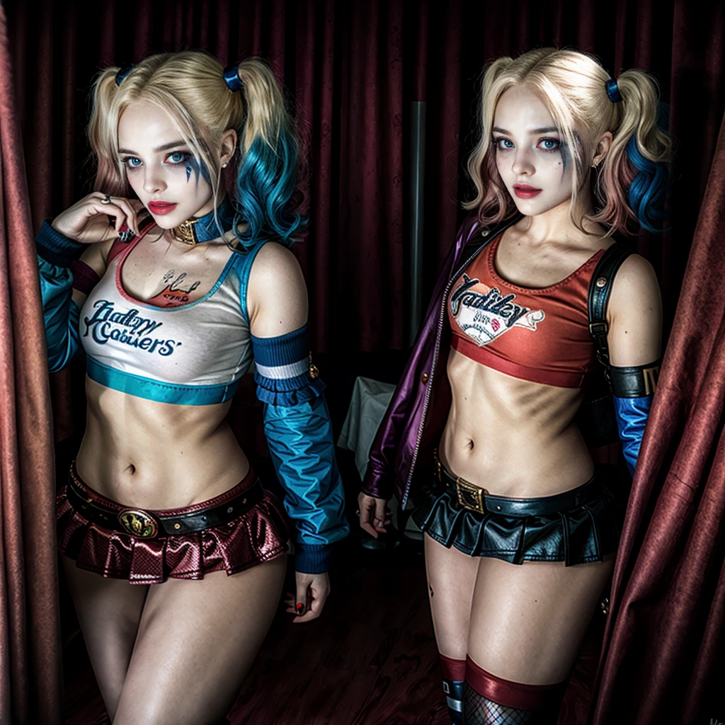 HarleyQuinn, miniskirt 