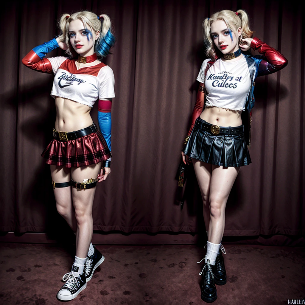HarleyQuinn, miniskirt 