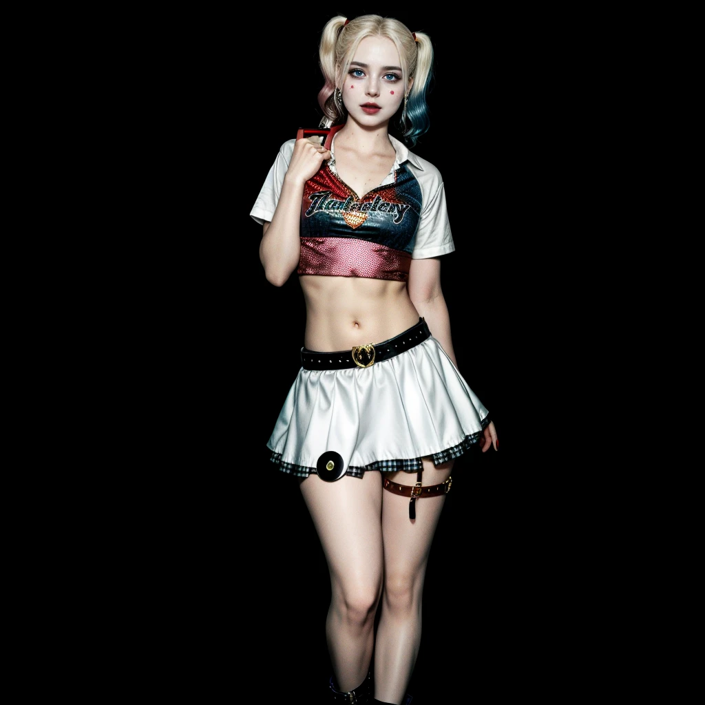 HarleyQuinn, miniskirt
