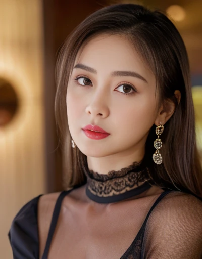 
頂き女子はmasterpiece, highest quality, Realistic, Very detailed, Finer details, High resolution, 8k wallpaper sex pheromone、Sexy、lure、Mature woman、Lace pattern stockings、Stilettos、Black sexy lingerie、perspective、beauty(((Marian Rivera, 30 years old)))((highest quality、8k、masterpiece:1.3))Ultra HD 1.3、SLR Quality、Cute Beauty 1.4、Transcendental Beauty 1.4、Real Skin 1.3、Marble background、Full body depiction 1.3、1 girl、Attractive beautiful woman:1.3、(Light brown short hair 1.3、Big Breasts:1.2)、Valley 1.4、Sexy look、Big eyes、Long sleeve black lace high neck shirt:1.1、Ultra detailed face、Ultra-detailed eyes、Ultra-detailed skin、Very fine needles、Ultra-detailed expression of even the fingertips on the face、Super detail beautiful legs、Very exquisite beautiful hair、Super fine fabric、Put your hand over your mouth、Korean Beauty、black lace skirt、Earrings、Beautiful long legs、High heels、Stand like a model、walk、Stretch your legs、Cute beautiful girl, One beautiful woman, Wear a black see-through shirt, In a great restaurant, At night, Light brown messy hair, Perfect dynamic composition, Beautiful and beautiful eyes、Big earrings、Night Park、Model standing:1.4、Sexy Big Mac、Price Negotiation