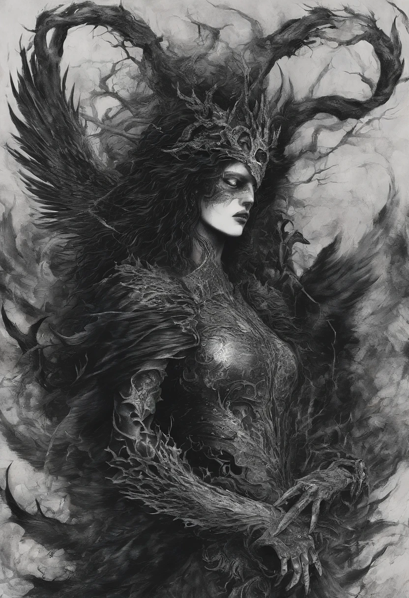 (pele escura), (demon horns), seios grandes, Immortal temptation takes over my mind Condemned Fallen weak on my knees, summon the strength Of mayhem I am the storm that is approaching Provoking black clouds in isolation I am reclaimer of my name Born in flames, I have been blessed My family crest is a demon of death Forsakened, I am awakened A phoenix's ash in dark divine Descending misery Destiny chasing time Inherit the nightmare, surrounded by fate Can't run away Keep walking the line between the light Led astray Through vacant halls I won't surrend5r The truth rev5aled in eyes of ember We fight through fire and ice forever Two souls once lost, and now they remember I am the storm that is approaching Provoking black clouds and isolation I am reclaimer of my name Born in flames, I have been blessed My family crest is a demon of death Forsakened, I am awakened A phoenix's ash in dark divine Descending misery Destiny chasing time Disappear into the night Lost shadows left behind Obsession's pulling me Fading, I've come to take what's mine Lurking in the shadows under veil of night Constellations of blood pirouette Dancing through the graves of those who stand at my feet Dreams of the black throne I keep on repeat A derelict of darkness, convocado das cinzas O marionetista congrega todas as massas Puxando cordas, twisting minds as blades hit You want this power? Then come try and take it Beyond the tree Fire burns Secret love Bloodline yearns Dark minds embrace Crimson joy Does your dim heart Heal or destroy? Enterre a luz no fundo do Cast aside, there's no going back home We're burning chaos in the wind, ((angel knight walk on stairs)), ((morbid angel))