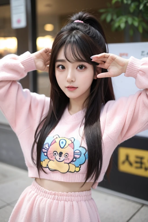 4 k-pop group kawaii girls, image from up