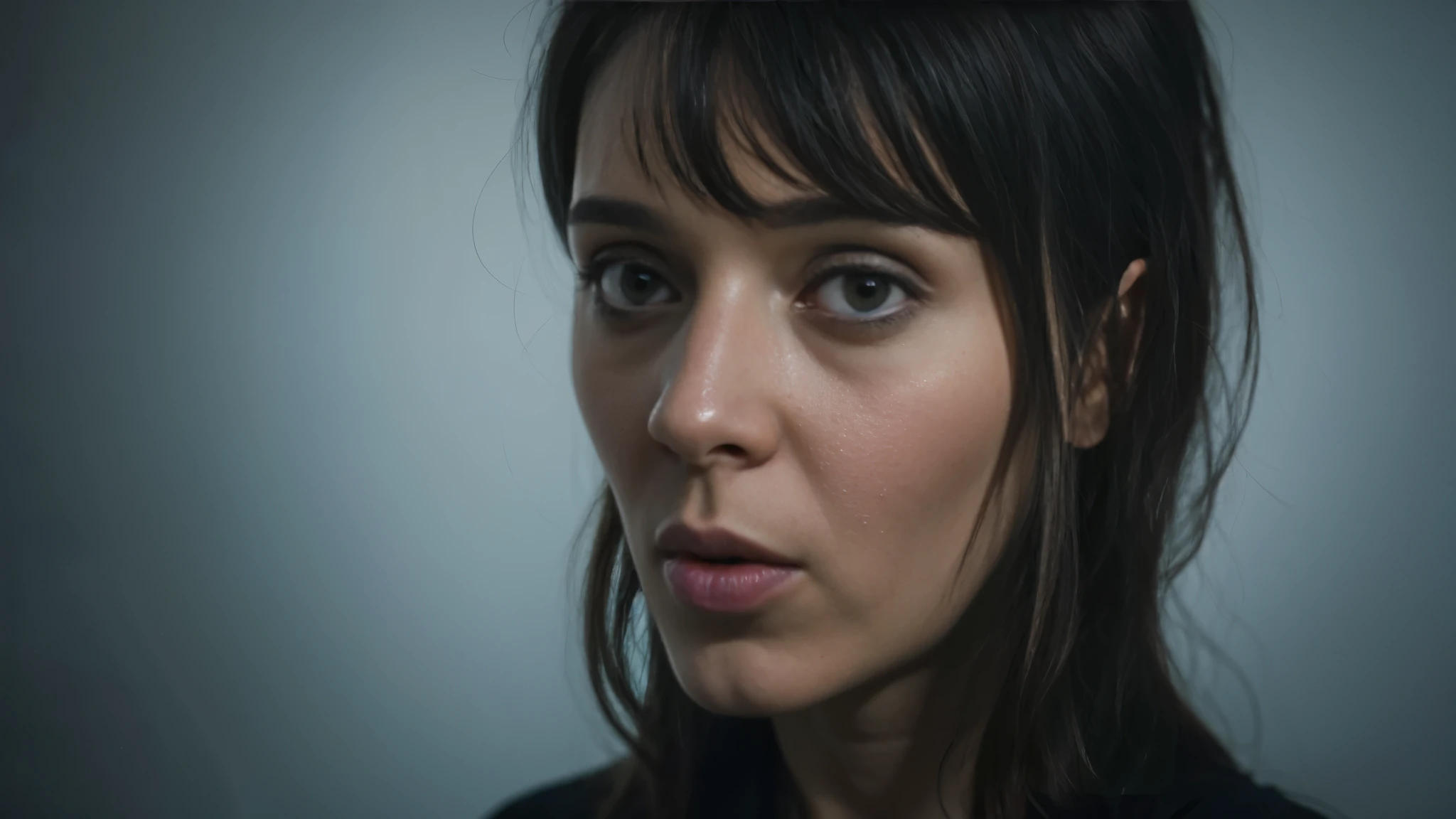 these are the eyes of a mentally ill person, [[The eyes are surrounded by mist, evoking a mysterious and eerie atmosphere. The lighting is dark and atmospheric, with a blue smoke adding a touch of sinister ambiance. The image is of the best quality, with a resolution of 4k and HDR enhancement, showcasing the utmost level of detail and realism. closeup View]]
