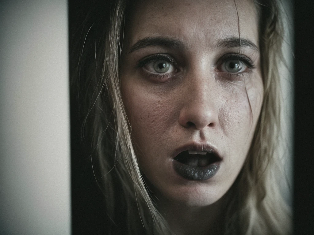 (close-up, editorial photograph of [[(eyes of a mentally ill, insane psychopath. the anguish reflected in eyes), (masterpiece:1.2), wide angle photo]], (background inside dark, moody, private study:1.3), full body portrait, by lee jeffries, nikon d850, film stock photograph, 4 kodak portra 400, camera f1.6 lens, rich colors, hyper realistic, lifelike texture, dramatic lighting, cinestill 800