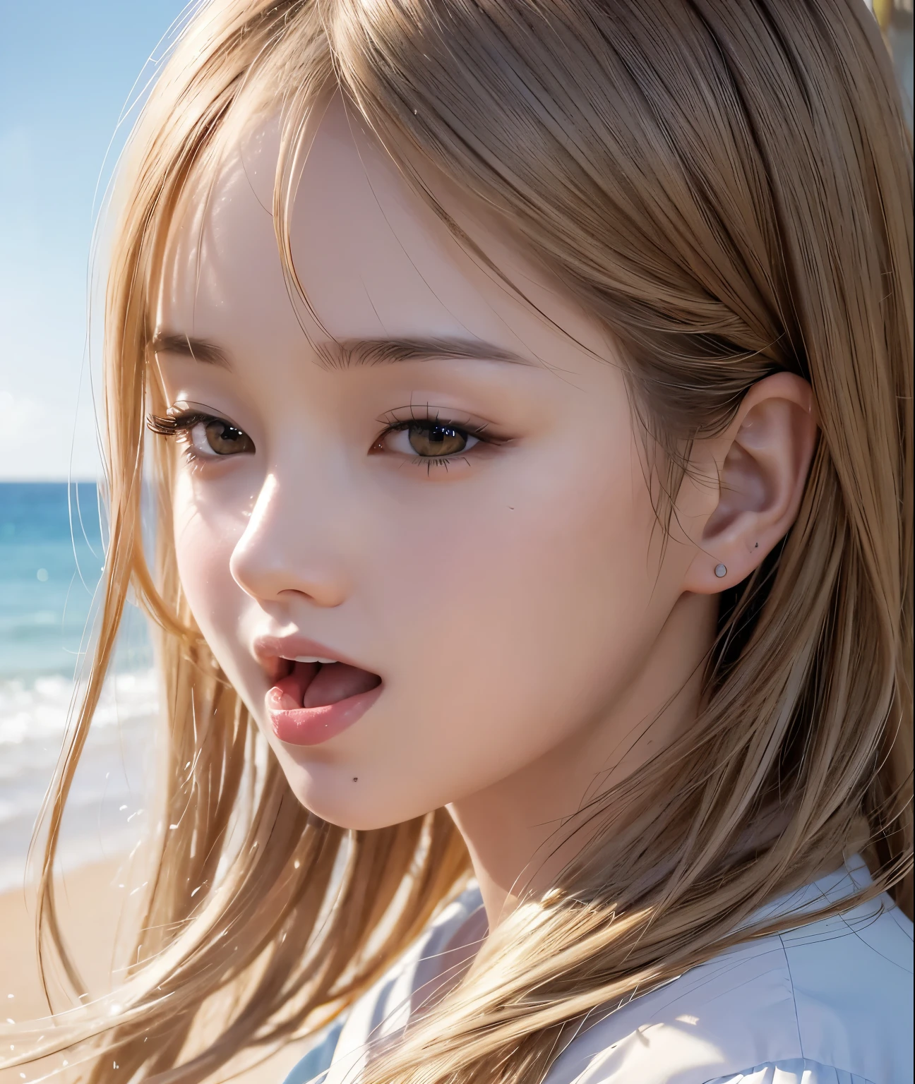 Mouth open