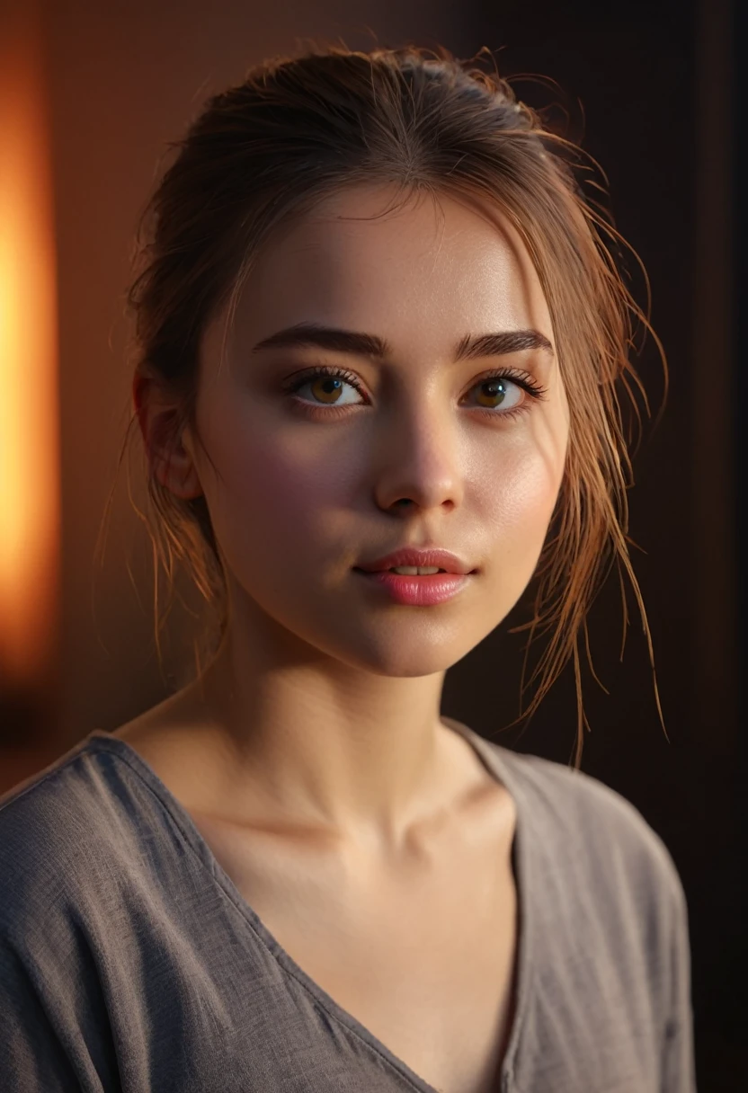 1girl, solo, extremely detailed, raw, realistic, (best quality, 4k, 8k, highres, masterpiece:1.2), ultra-detailed, (realistic, photorealistic, photo-realistic:1.37), HDR, UHD, studio lighting, ultra-fine painting, sharp focus, physically-based rendering, extreme detail description, professional, vivid colors, bokeh, portrait, natural lighting, warm color, cinematic lighting