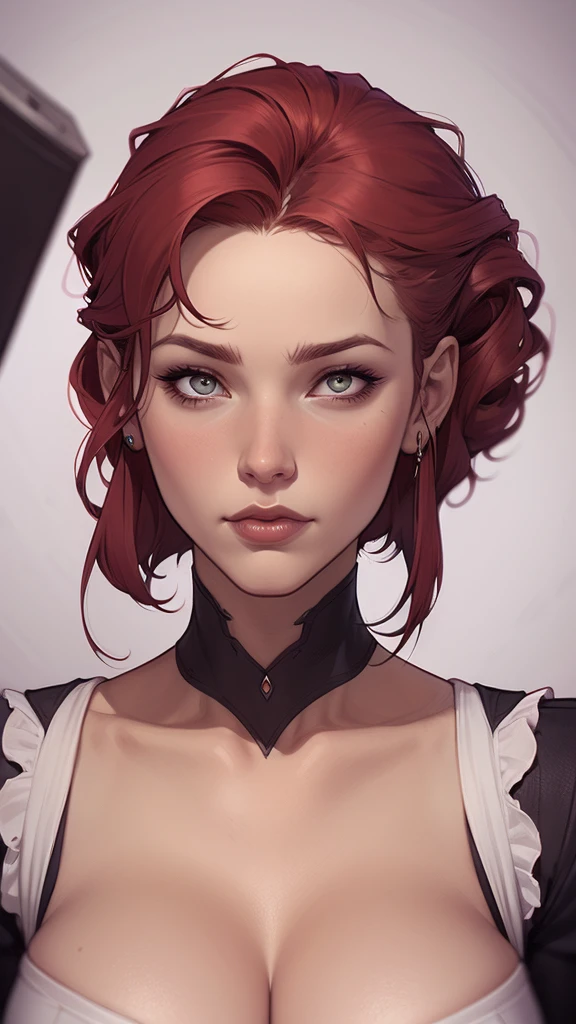 um desenho de uma mulher com uma  e cabelo preto, Estilo de arte de Charlie Bowater, arte do personagem Charlie Bowater, drawn in the style of digite germe, estilo de charlie bowater, digite germe. alto detalhe, digite germe style, retrato de personagem em close, digite germe portrait, style digite germe, neoartcore e charlie bowater