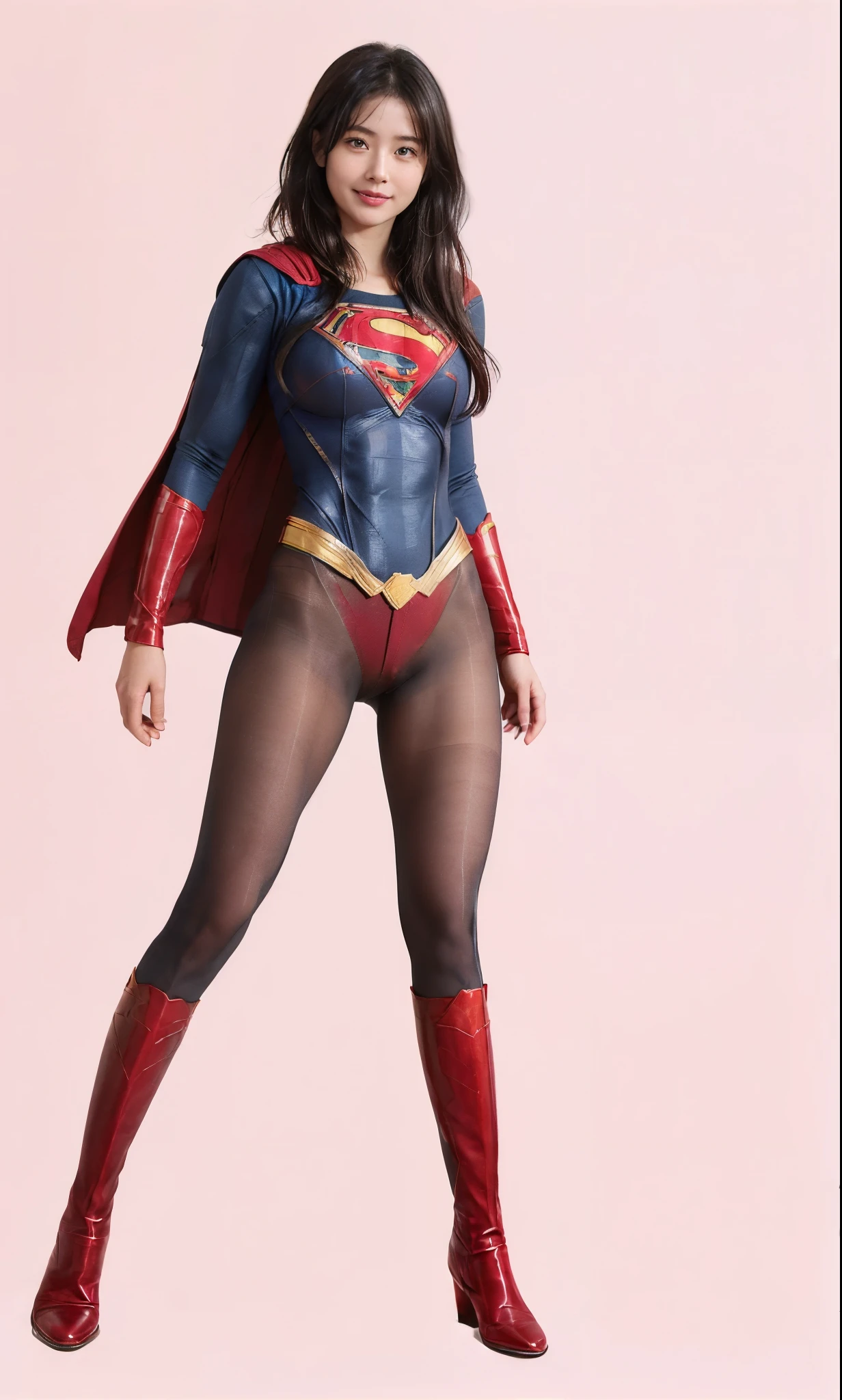 Sleep、suffering、fall、Are sleeping、Sleep、suffering、mouth is always open sloppily、I always have drool dripping from my mouth、Asian beautiful girl、(((Beautiful legs in black tights.)))、(((Beautiful legs)))、(((Smiling expression)))、((((Make the most of your original images)))、(((Supergirl Costume)))、(((Beautiful very short hair)))、(((suffering)))、(((Be sure to wear black tights)))、(((You must wear red boots)))、((Best image quality、8k))、((highest quality、8k、masterpiece:1.3))、(((Keep your background simple)))、Sharp focus:1.2、Beautiful woman with perfect figure:1.4、Slim Abs:1.2、Wet body:1.5、Highly detailed face and skin texture、8k、Beautiful legs
