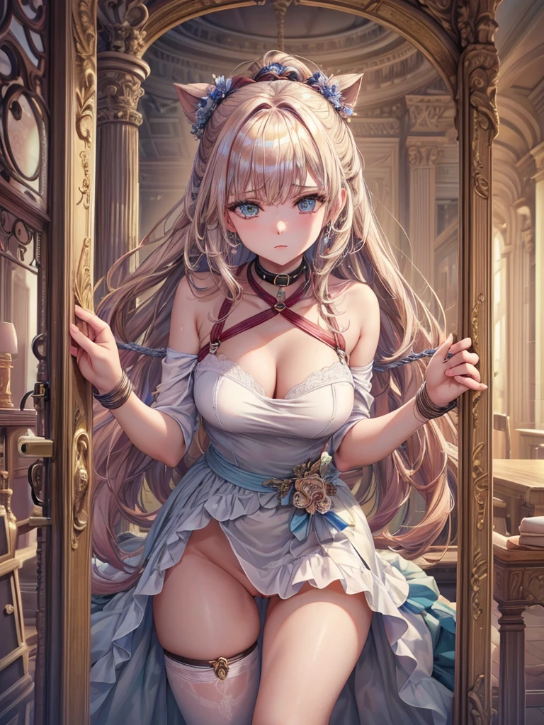 (((Best Quality, 8K, 32K, masterpiece, 1.2)))),{{solo}},nsfw,{{{Artist: Torino Aqua's style}}}, ((perfect beautiful face:1.2)), , nsfw, restrected, bondibari, rond for hand, bound for legs, bound for crotch, bound for anus, nsfw,((Exposigh quality of vagina, vivid pussy, af public hairsmbarrassed,